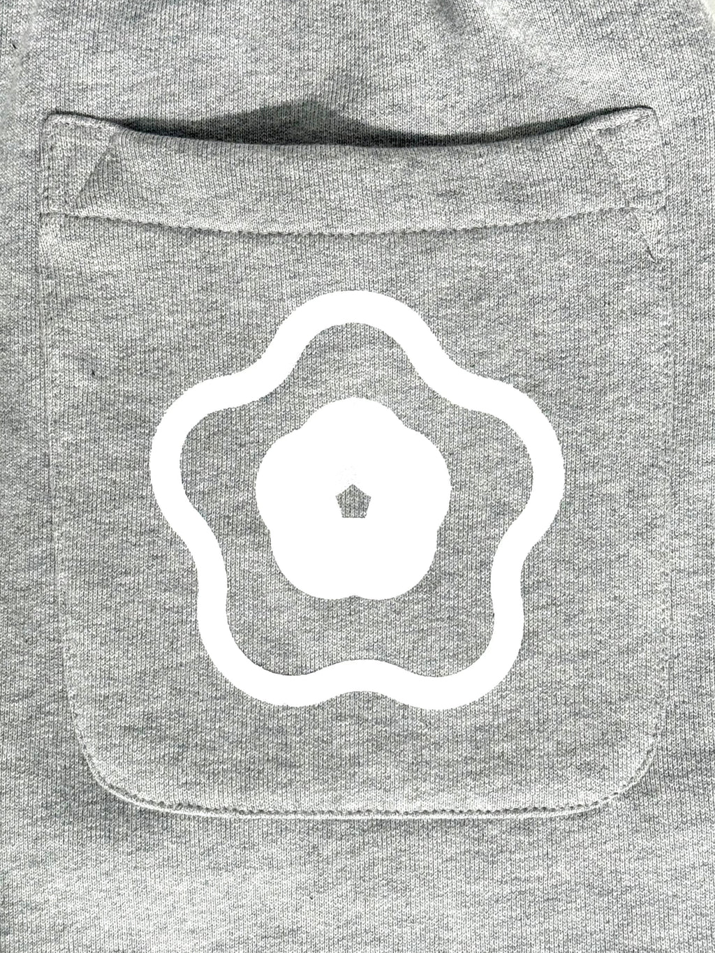 DOUBLE GREY TRACKIES         STRAIGHT LEG