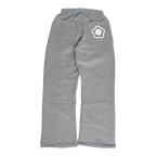 DOUBLE GREY TRACKIES         STRAIGHT LEG