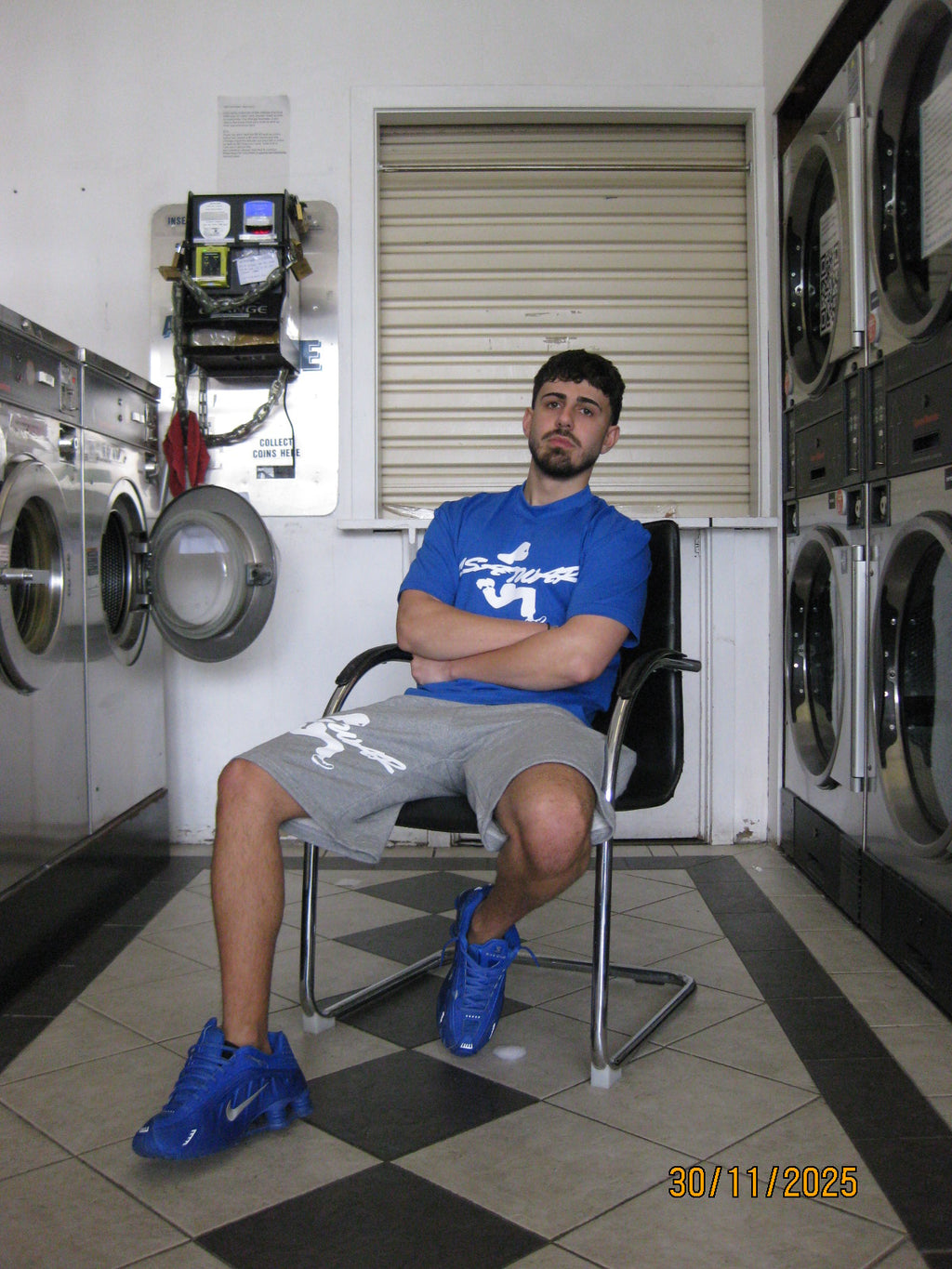 RUNNIN MAN TEE (LE MANS BLUE)