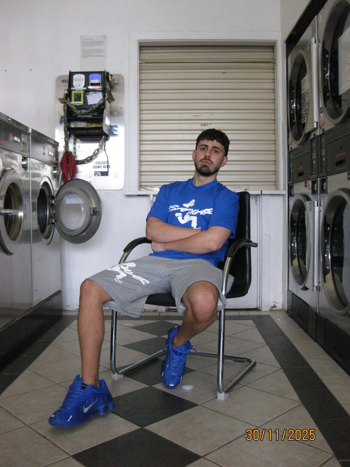 RUNNIN MAN TEE (LE MANS BLUE)