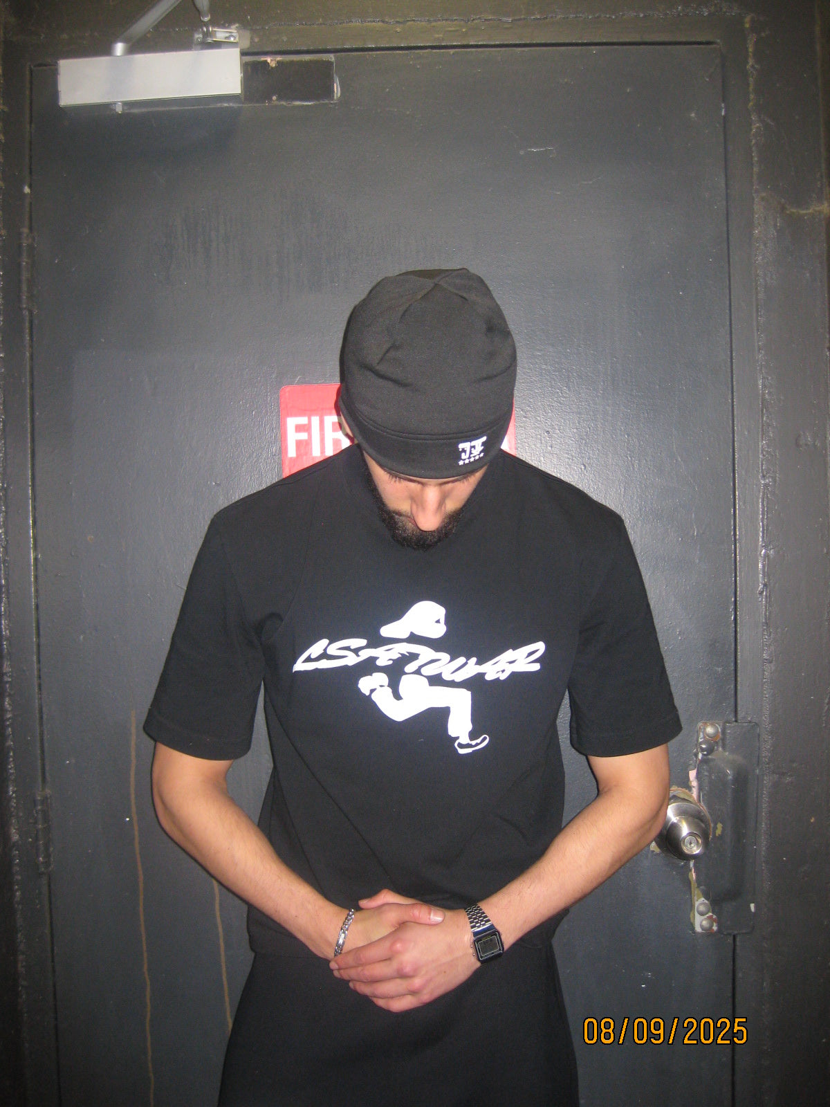 RUNNIN MAN TEE (BLACK)