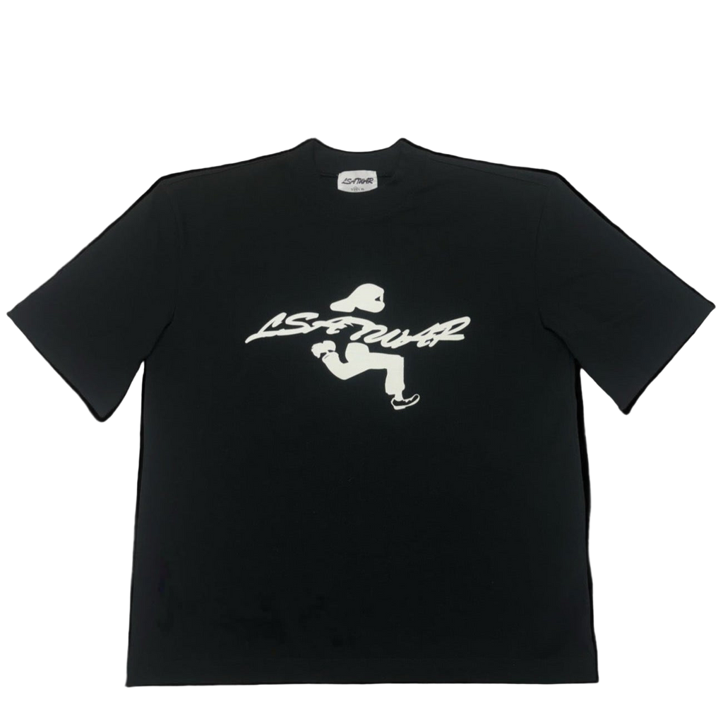 RUNNIN MAN TEE (BLACK)