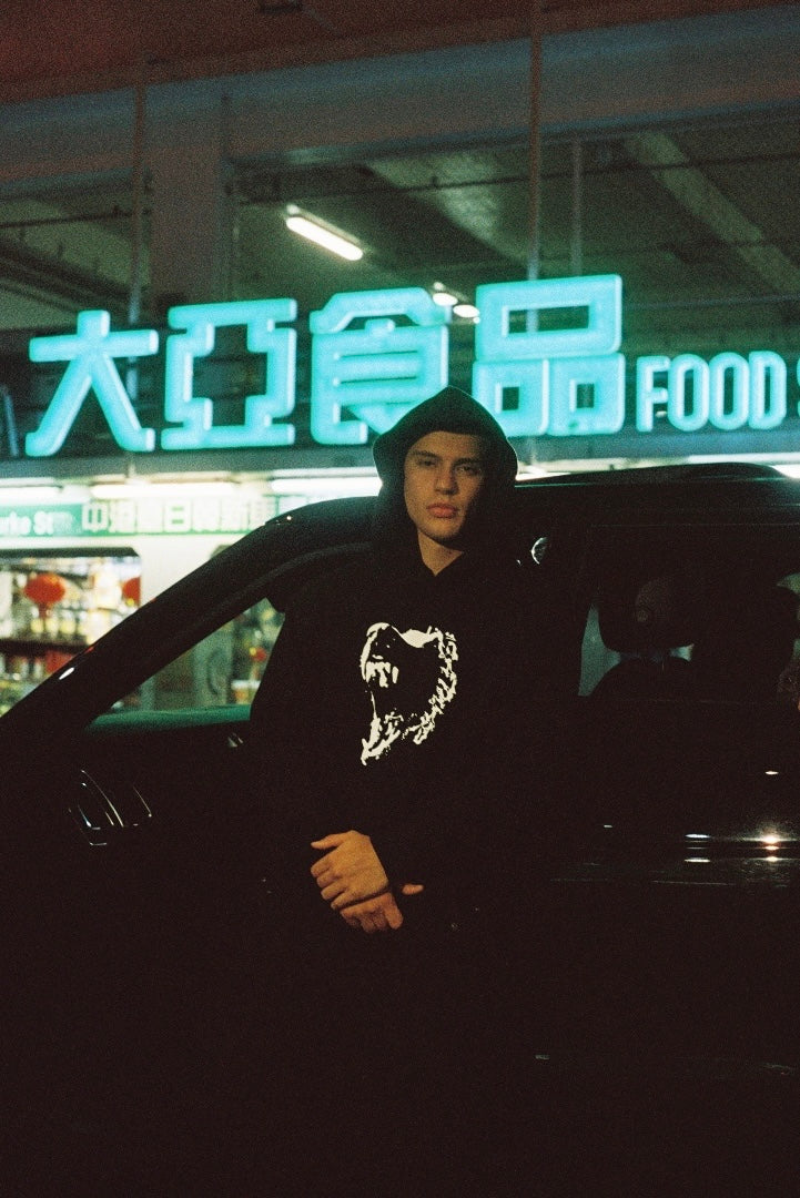 DOG HOODIE (black)