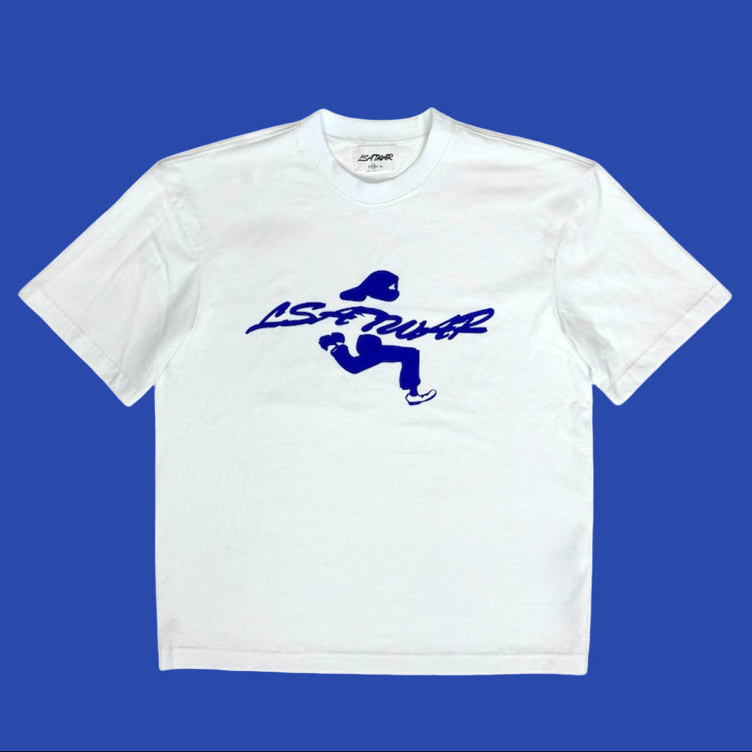 RUNNIN MAN TEE (INVERSE LE MANS BLUE)