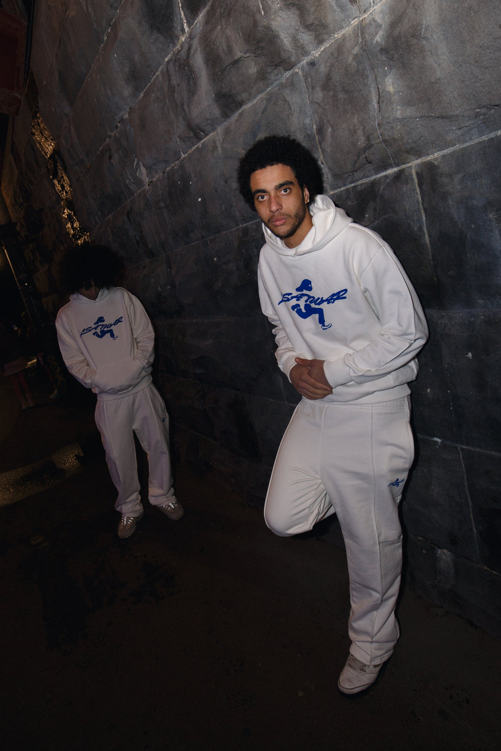 MINI RUNNIN MAN STRAIGHT LEG TRACKSUIT (REVERSE LE MANS BLUE)